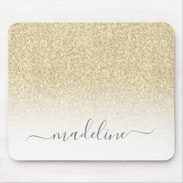 Gold Glitzer Sparkle Mousepad