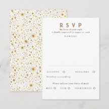 Gold Glitzer Stars Modernes Hochzeitsszenario