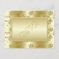 Gold Glitzer UAWG Postcard (passt NICHT zu Sq.)