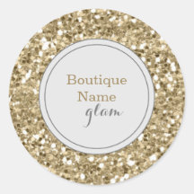 Gold Glitzer und Silver Boutique Glam
