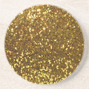 Gold Glitzer Untersetzer