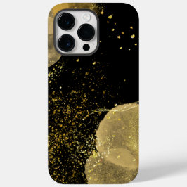 Gold Glitzer Watercolor Luxus Case-Mate iPhone 14 Pro Max Hülle