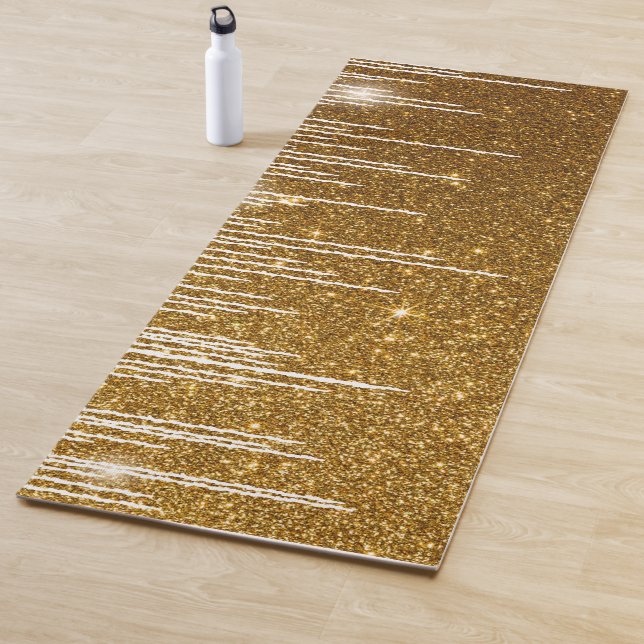 Gold Glitzer Yogamatte (Beispiel)