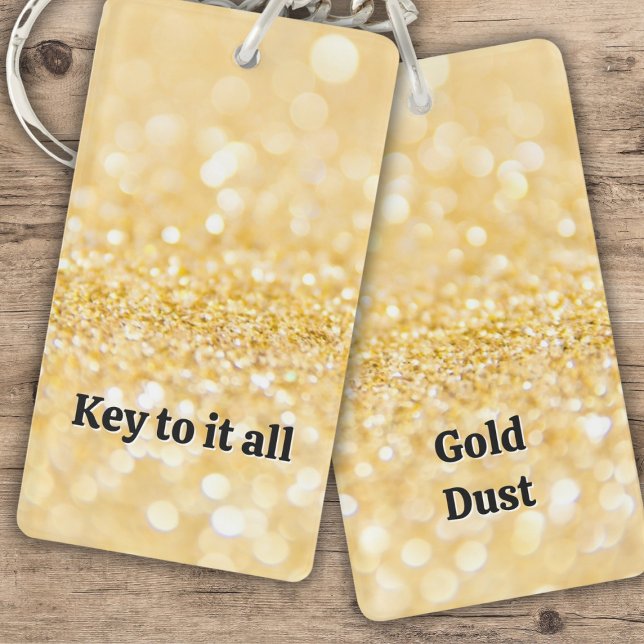 Gold Glitzern Schlüsselanhänger (Von Creator hochgeladen)
