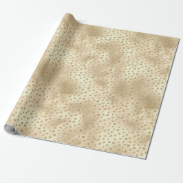 Gold Glitzy Glitzer Dots Geschenkpapier