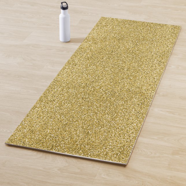 Gold Glitzy Glitzer Yogamatte (Beispiel)