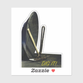 Gold graben Gold Panning DIG IT scheint es reich! Aufkleber