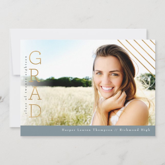 GOLD GRAD ANKÜNDIGUNG (Vorderseite)