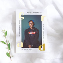 Gold Grad | Bekanntgabe von Foto mit Foil Pressure