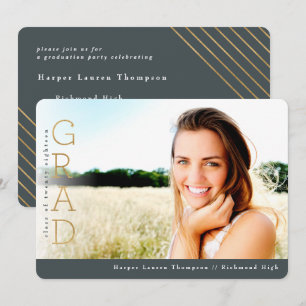 GOLD GRAD EINLADUNG