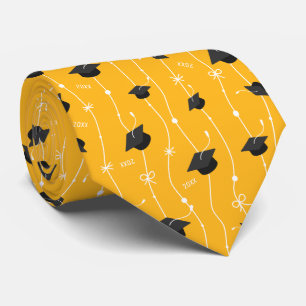 Gold Grand Caps & Ribbon im Jahr nach Maß Krawatte