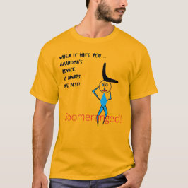 Gold 'Grandsma's Advice' Boomeranged T-Shirt