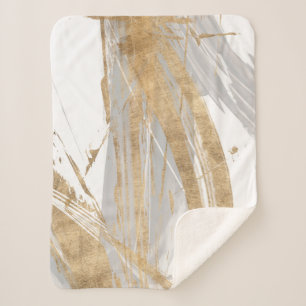 Gold & Grau Sherpadecke
