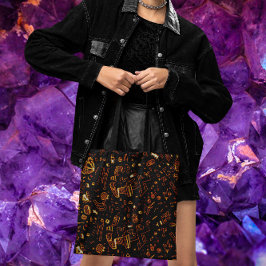 Gold Green Black Groovy