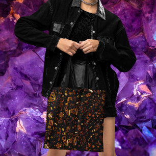 Gold Green Black Groovy