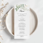 Gold Green Foliage Dinner Menu Menükarte<br><div class="desc">Diese Karte mit goldgrünem Blätterdach ist perfekt für eine rustikale Hochzeit. Dieses künstlerische Design mit handgezeichnet Aquarellgold und grünem Blattwerk inspiriere natürliche Schönheit. Dieses Menü kann für Hochzeitsempfang,  Probe Dinner,  Brautparty oder jede Veranstaltung verwendet werden.</div>