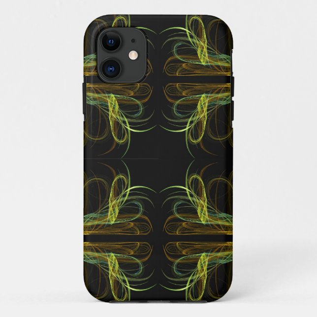 Gold & Green iPhone 5 Custom Case-Mate-ID Case-Mate iPhone Hülle (Rückseite)