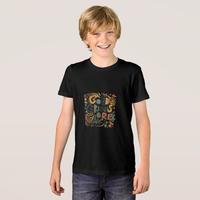 Gold Grins Galore Tri-Blend Shirt (Vorderseite voll)