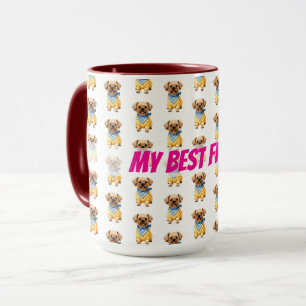 Gold Grooming Hund Personalisierte Elegante Kollek Tasse