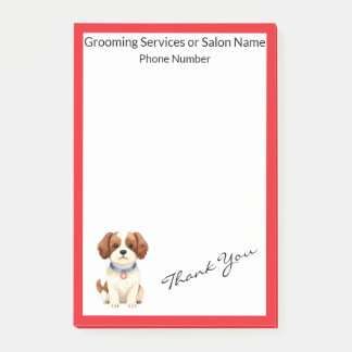 Gold Grooming Pet Personalisierte Elegante Kollekt Post-it Klebezettel