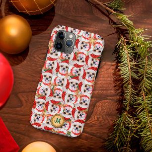 Gold Grün Chihuahua Süßer Hund Weihnachten Case-Mate iPhone Hülle