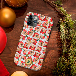 Gold Grün Chow Chow Süßer Hund Weihnachten Case-Mate iPhone Hülle