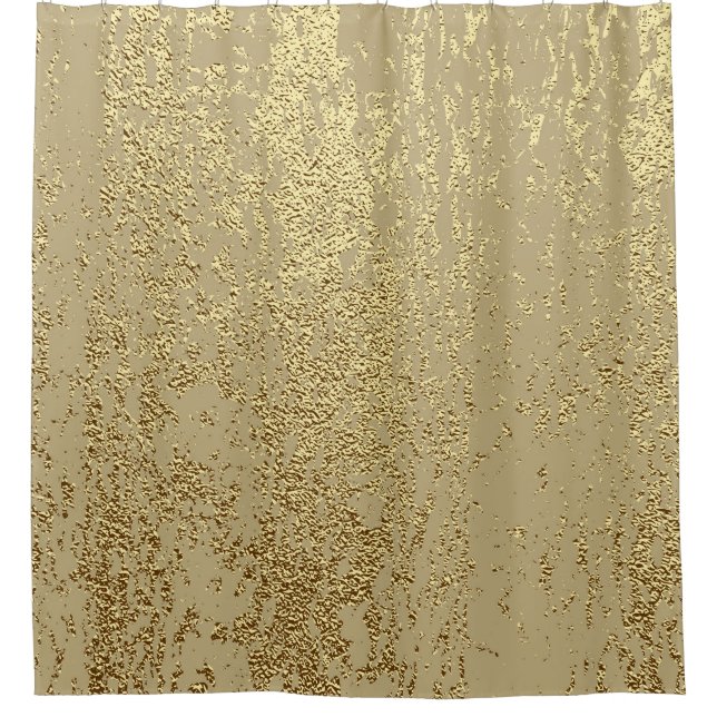 Gold-Grunge-Textur zur Erzeugung von Not leidenden Duschvorhang (Vorderseite)