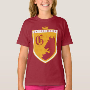 Gold GRYFFINDOR™ Crowned Wappen T-Shirt