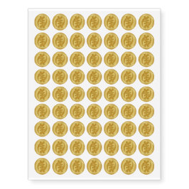 Gold Gye Nyame African Adinka 3 Zoll Runde