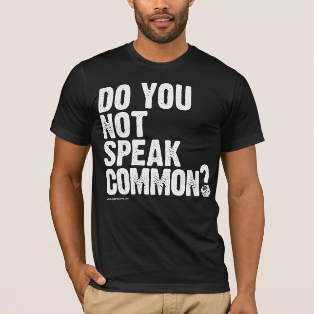 GOLD: Hallo? T-Shirt (Vorderseite)