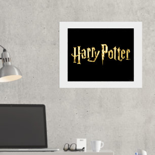 Gold Harry Potter Logo Foliendrucke