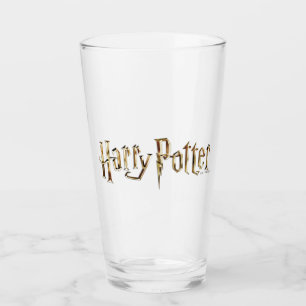 Gold Harry Potter Logo Glas