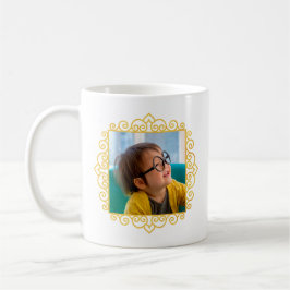 Gold Heart Frame Foto Personalisierte Geschenke Kaffeetasse