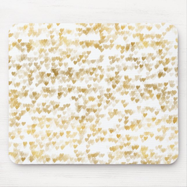 Gold Hearts Mousepad (Vorne)