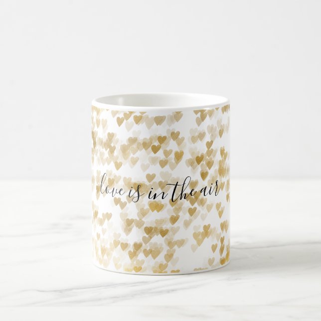 Gold Hearts Tasse (Mittel)
