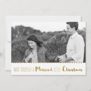 Gold, Heiraten und schöne Weihnachten Save the Dat Date
