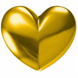 Gold-Herz Fotoskulptur Schlüsselanhänger<br><div class="desc">Eine schöne Fotoskulptur mit einem goldenen Herz !</div>