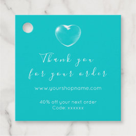 Gold Herzlichen Dank an den Ozean Geschenkanhänger