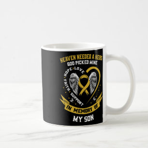 Gold Himmel brauchte einen Helden Gott wählte mein Kaffeetasse