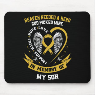 Gold Himmel brauchte einen Helden Gott wählte mein Mousepad