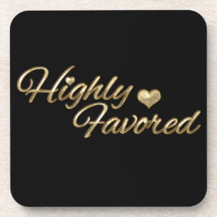 Gold hoch bevorzugt untersetzer