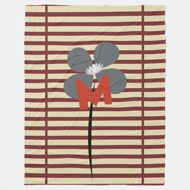 Gold Holidays Vibe Fleecedecke (Vorderseite)