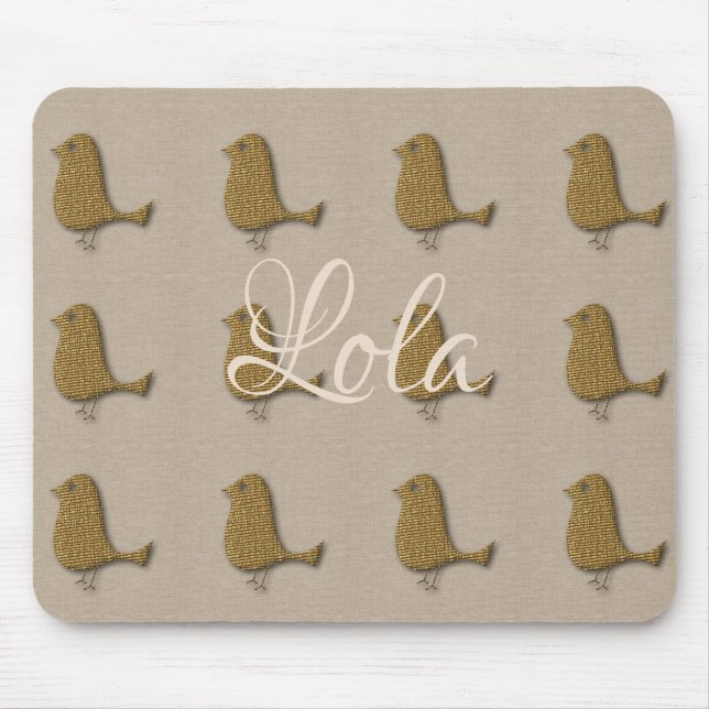 Gold Holidays Vibe Mousepad (Vorne)