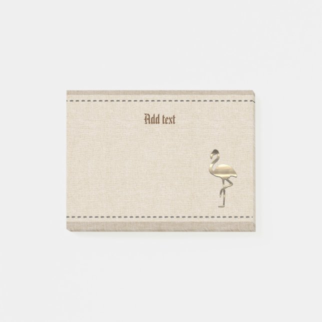 Gold Holidays Vibe Post-it Klebezettel (Vorderseite)