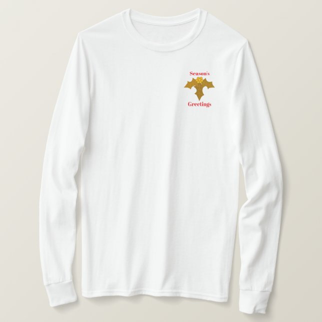 Gold Holly T - Shirt (Design vorne)