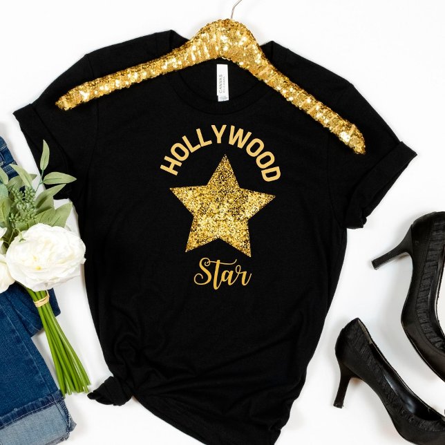 Gold Hollywood Star T Shirt (Von Creator hochgeladen)