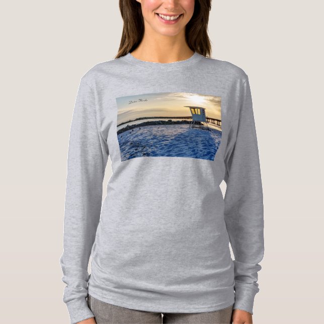 Gold Hour Destin East Pass Long Sleeve T - Shirt (Vorderseite)