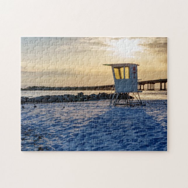 Gold Hour Destin East Pass Puzzle (Horizontal)