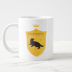 Gold HUFFLEPUFF™ Crowned Wappen Jumbo-Tasse