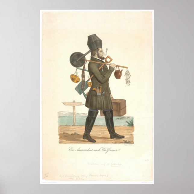 Gold Hunter geht nach CA. (0631A) Poster (Vorne)